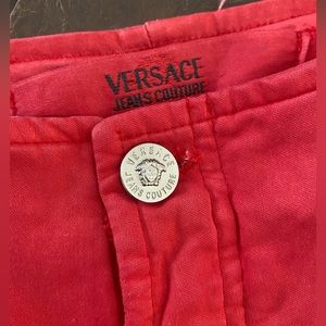 Versace Jeans Couture vintage red denim